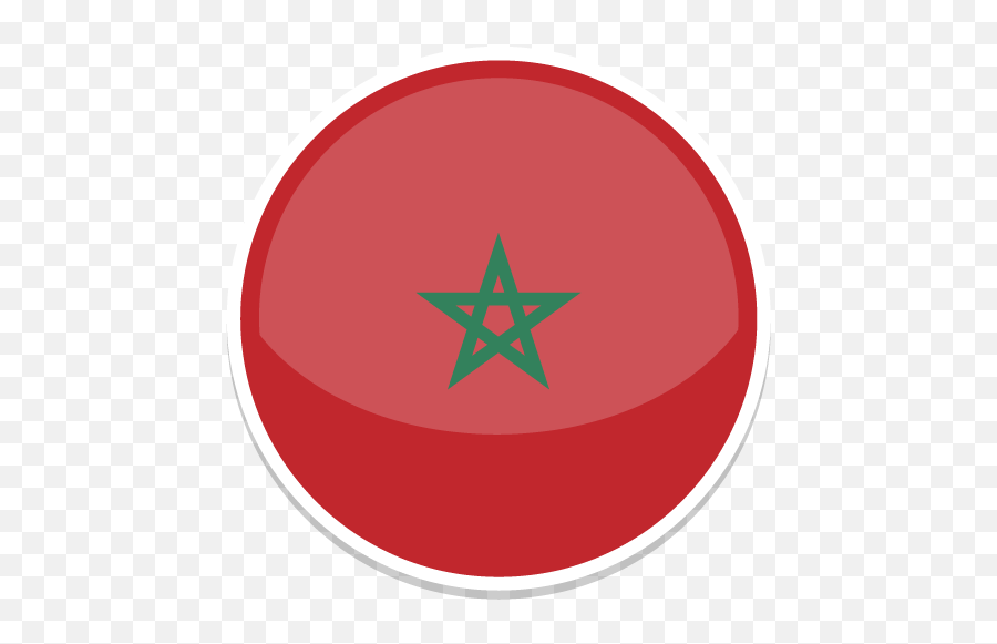 Round World Flags Iconset - Round Morocco Flag Png Emoji,Emojis Describing Morocco