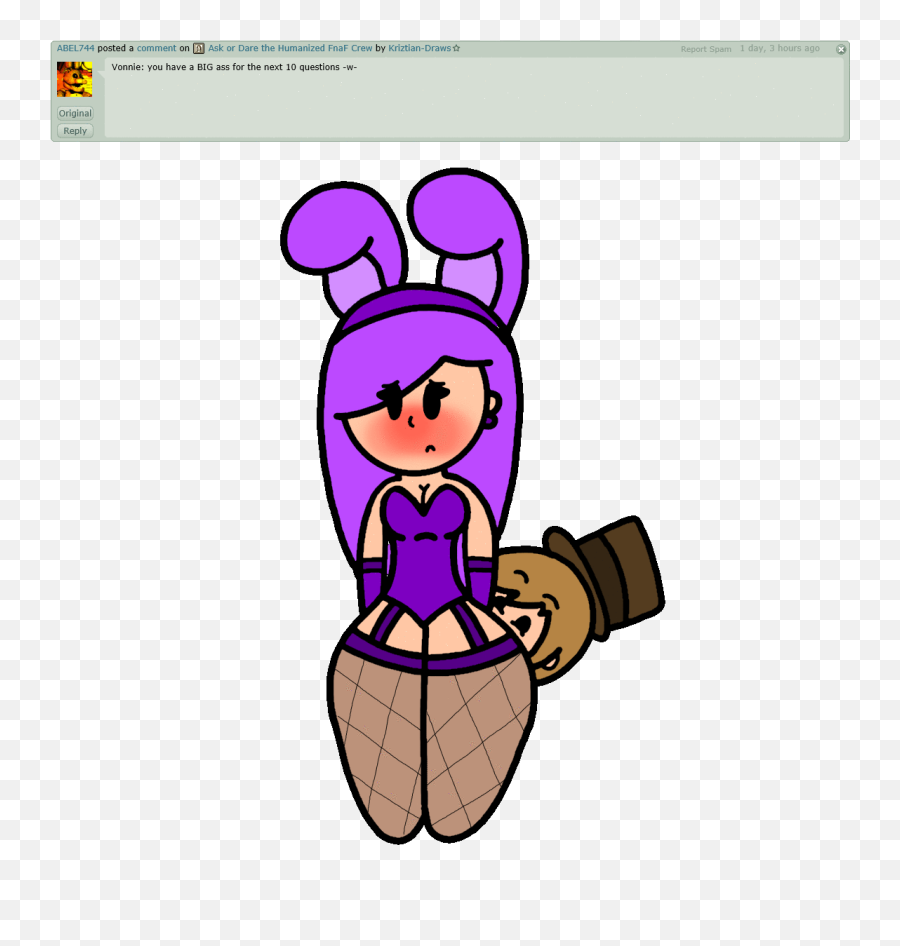 Ask The Humanized Fnaf Question 32 By Kriztian Draws - Fnaf Toy Chica Fart Emoji,Pittsburgh Pirates Facebook Emoticon