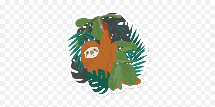 Sloths Stickers Design By Humans Emoji,No Words Just Emotions Sloth