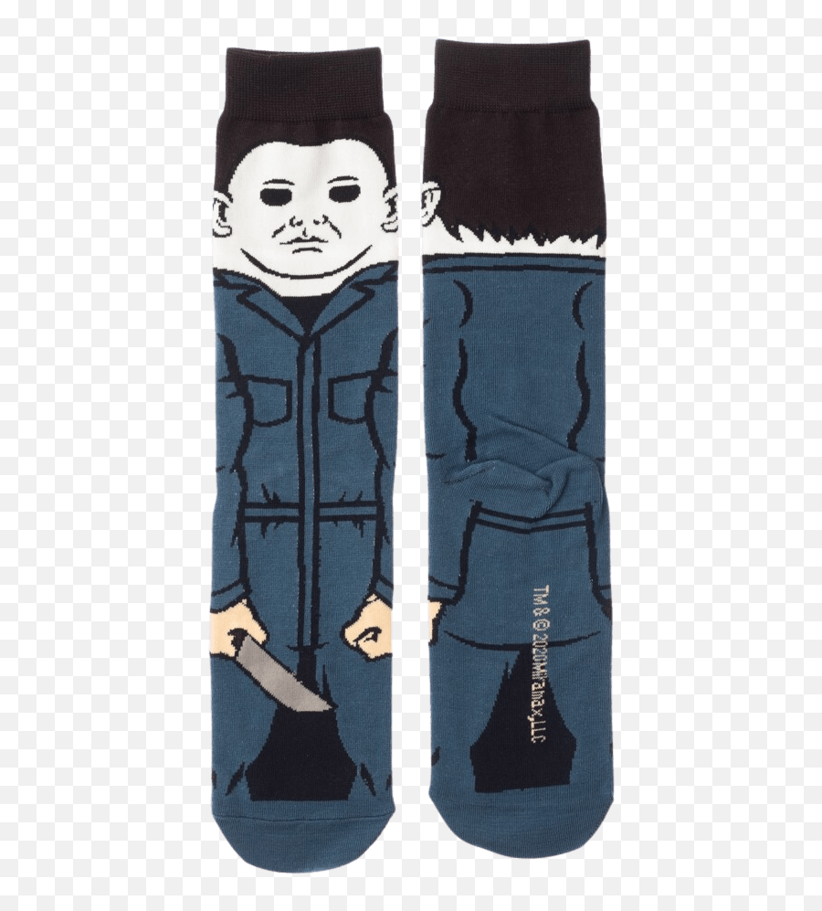 Halloween Michael Myers Crew Socks Emoji,Socks Emoticons Myer