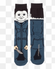 Halloween Michael Myers Crew Socks Emoji,Socks Emoticons Myer