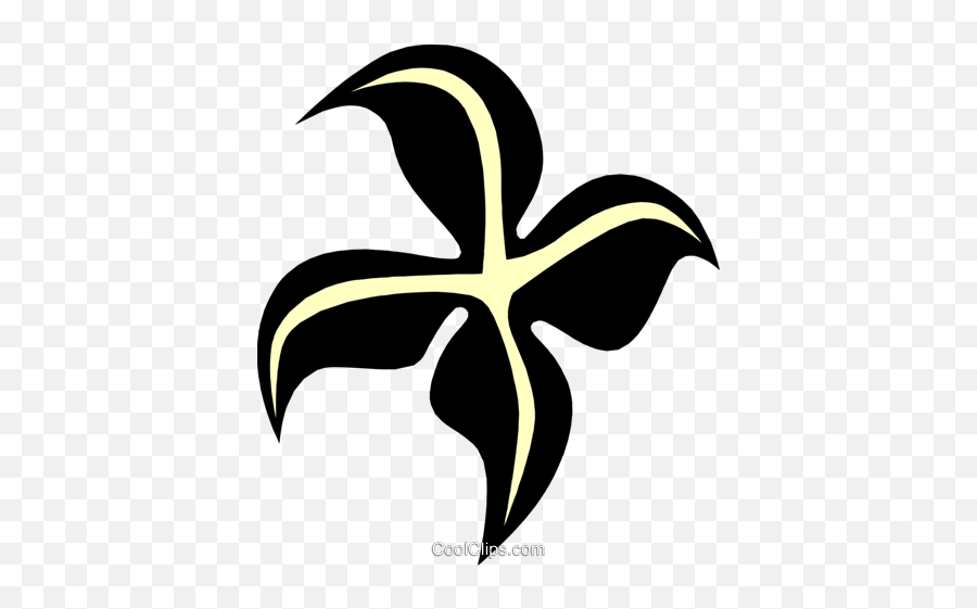 Flower Or Leaf Shape Symbol Royalty Free Vector Clip Art Emoji,Shape Emoticon
