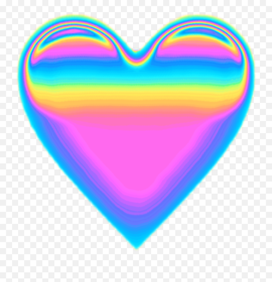 Heart Emoji Holographic Holo 267680709013211 By Dinaaaaaah,Color Hearts Emojis