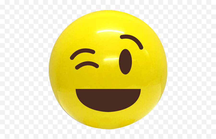Yellow Smiley Ball - Happy Emoji,Emoticon Stress Balls
