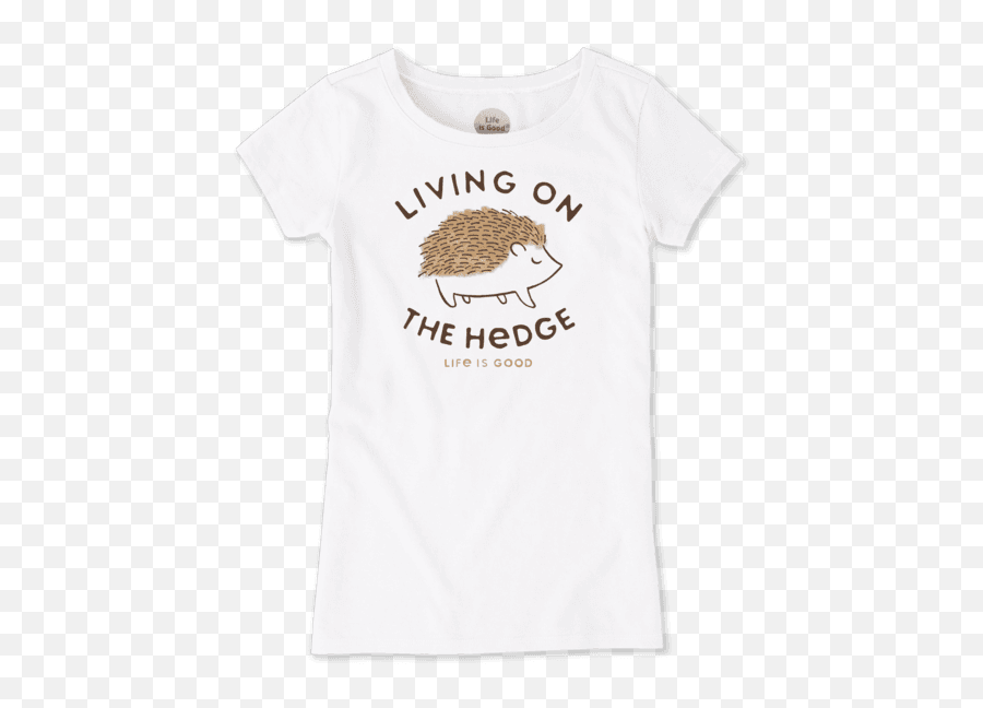 Girls Living On The Hedge Crusher Tee - Short Sleeve Emoji,Emoji Sweatshirts For Girls