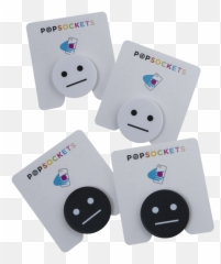 2 - Pack Black Or White Meh Face Popsockets Dot Emoji,Black Emoji Bedding