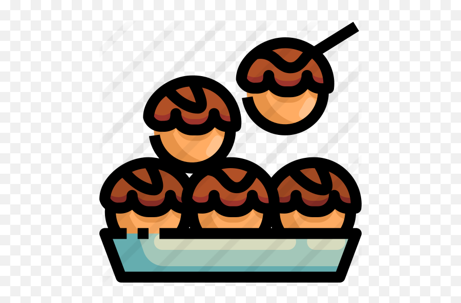 Takoyaki - Happy Emoji,Takoyaki Emoji