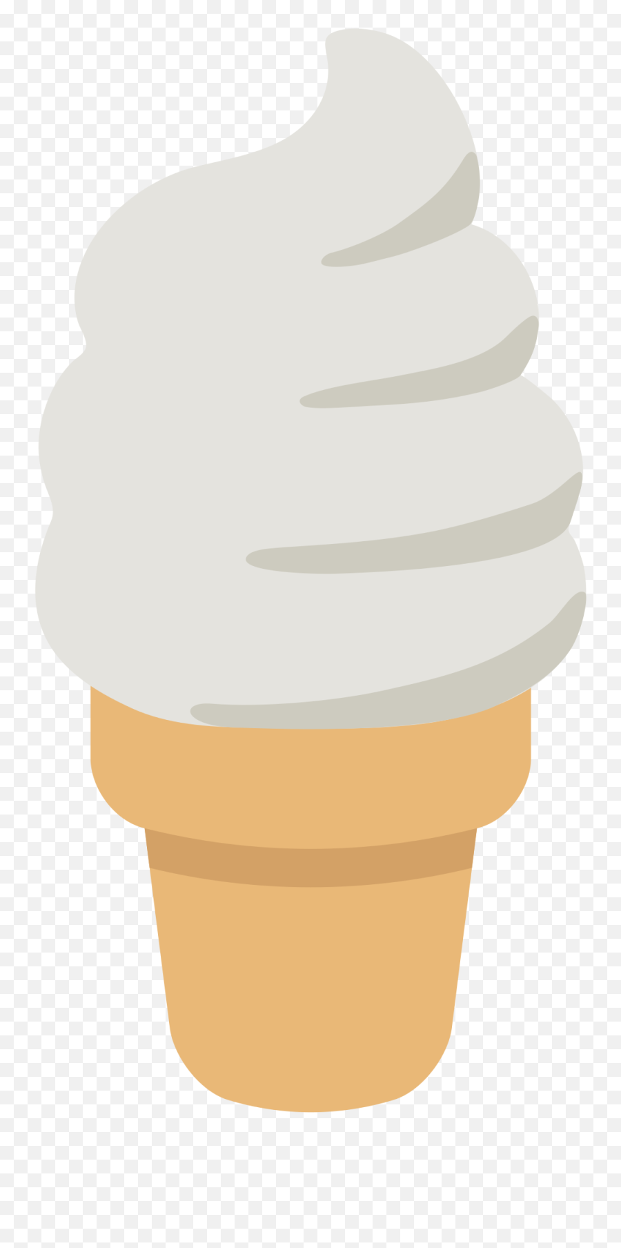 Soft Ice Cream Emoji Clipart Free Download Transparent Png - Soft,Soft Drink Emoji