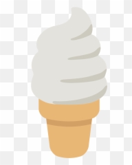 Soft Ice Cream Emoji Clipart Free Download Transparent Png - Soft,Soft Drink Emoji