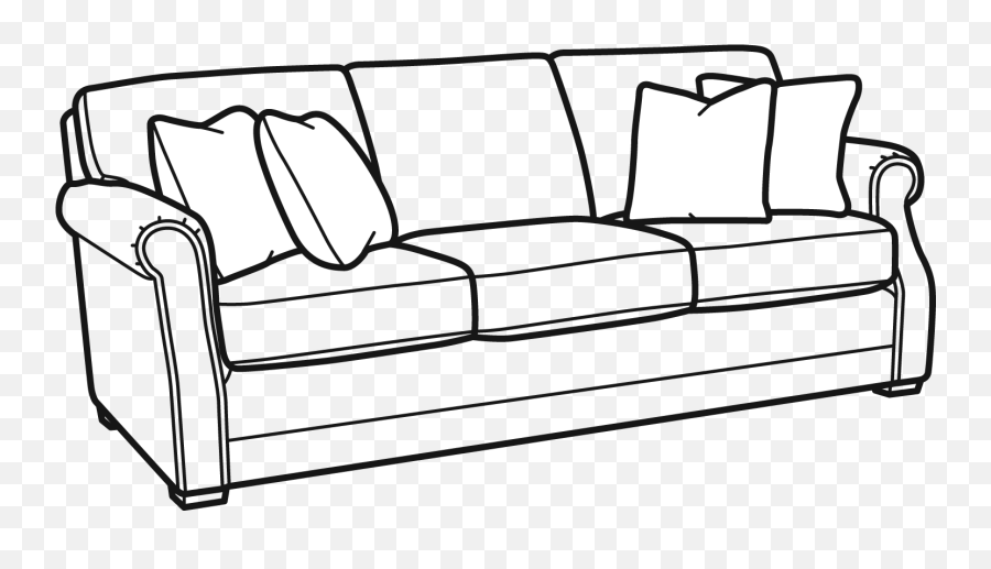 Furniture Clipart Steel Furniture - Couch Clipart Black And White Emoji,Emoji Furniture