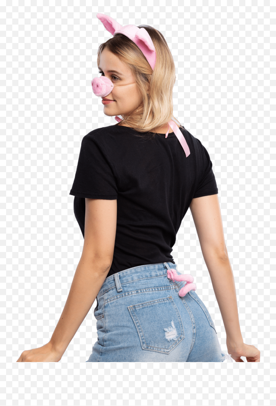 Dress Up Play Costume Parties Pig Costume Set Pig Ears Nose - Role Play Pig Costume Emoji,Pig Nose Emoji