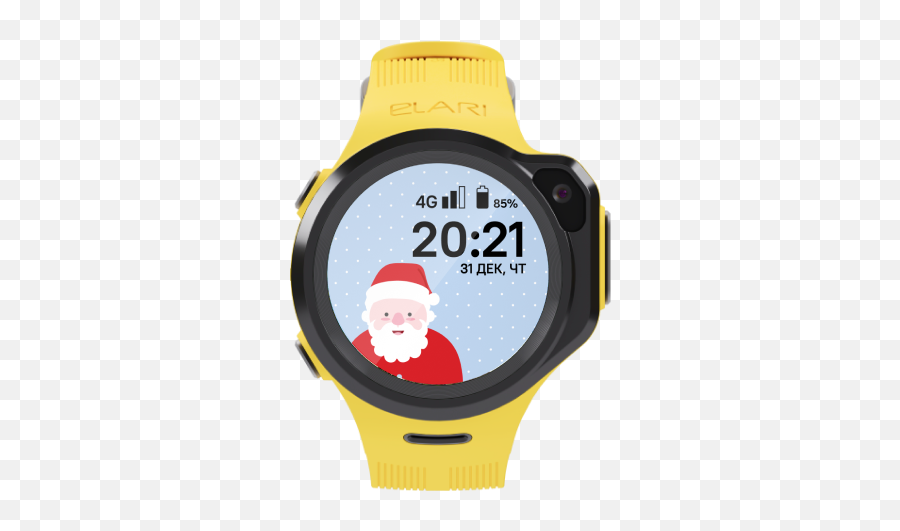 Elari - Elari Kidphone 4gr Smart Watch Yellow Emoji,Watch And Clock Emoji Answer
