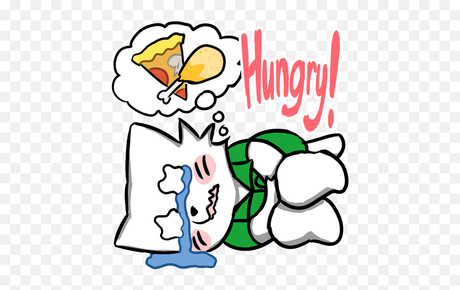 Line Sticker Giphy Cartoon Gifs - Hungry Gif Sticker Emoji,Emoji Font 9.1