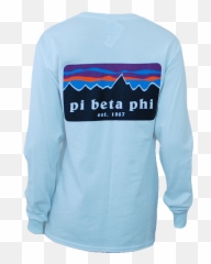 Pi Beta Phi Patagonia Long Sleeve - Adam Block Design Pi Long Sleeve Emoji,Delga Gamma Phi Emojis