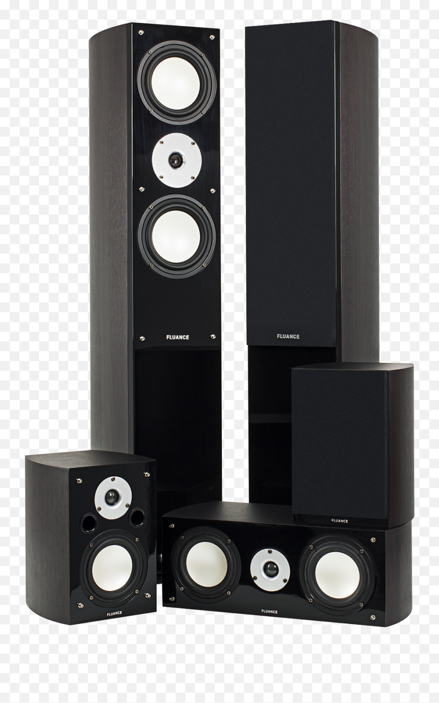 High Performance 5 Speaker Surround Sound Home Theater System - Dark Walnut Home Theatre Sound Png Emoji,??.??????? Dark Emotion