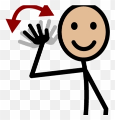 Goodbye Clipart Hand Wave - Wave Your Hand Cartoon Emoji,Hand Wave Emoji