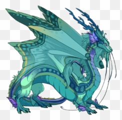 Mermaid Dragons Dragon Share Flight Rising - Green Purple And Orange Dragon Emoji,Bad Dragon Emotions