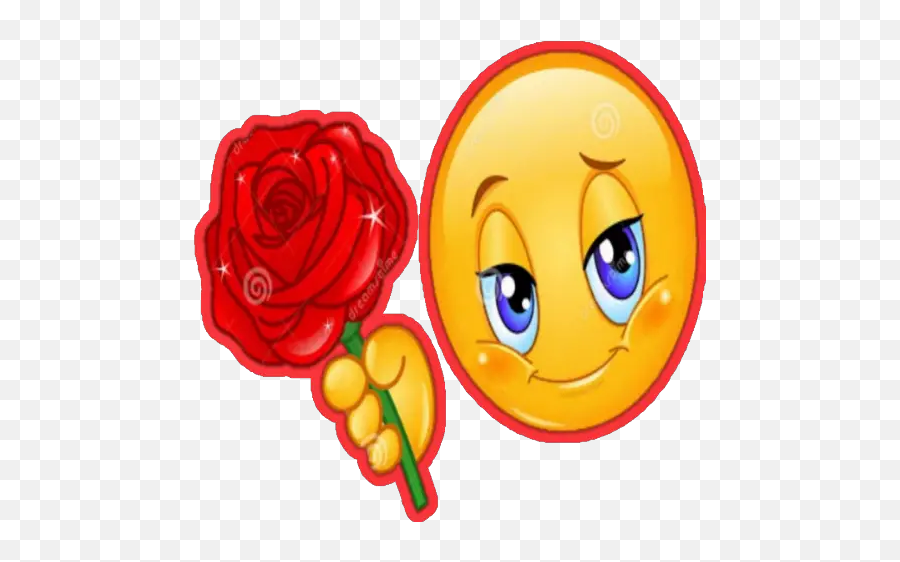 Mundo De Emojis Stickers For Whatsapp - Emoji Con Rosa Meme,Shinchan Emoticon