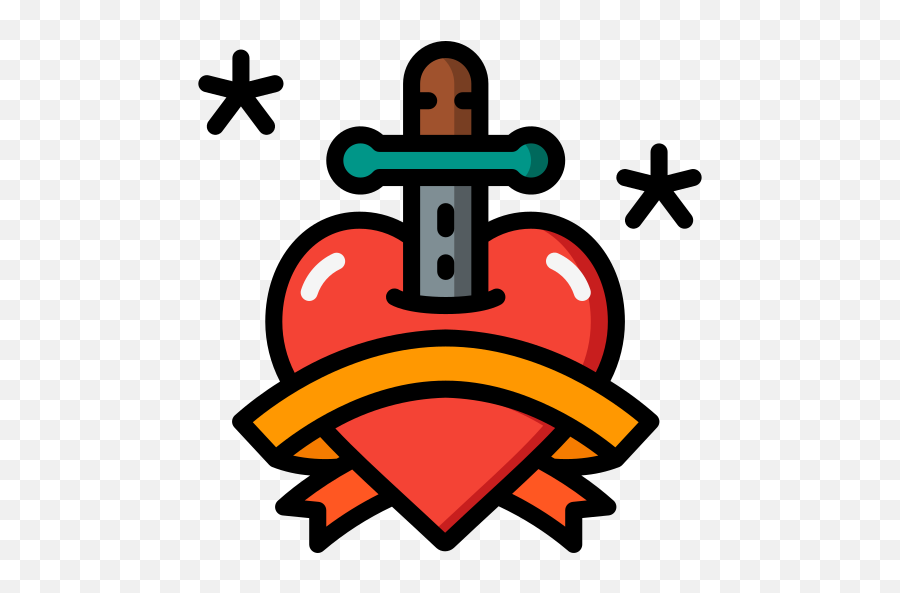 Heart Sword Knife Blade Sticker - Language Emoji,Stabbed In The Heart Emoji