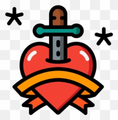 Heart Sword Knife Blade Sticker - Language Emoji,Stabbed In The Heart Emoji