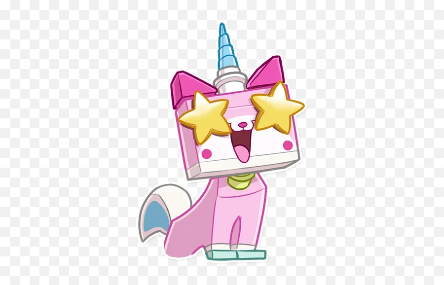 Unikittyu201d Stickers Set For Telegram - Fictional Character Emoji,Facebook Unikitty Emoticon