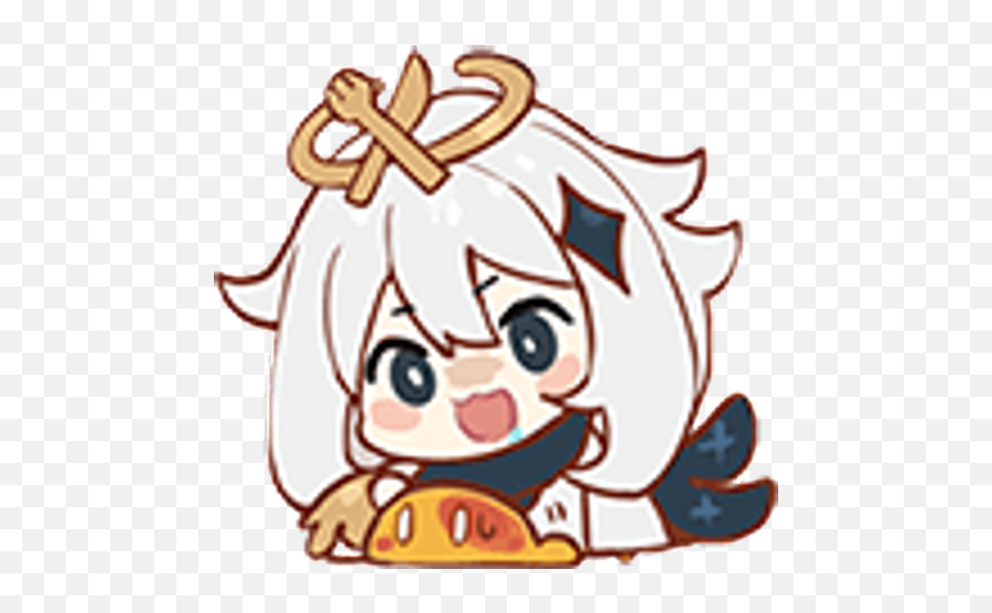 Sticker Maker - Time To Eat Paimon Sticker Emoji,Azur Lane Pixel Emojis