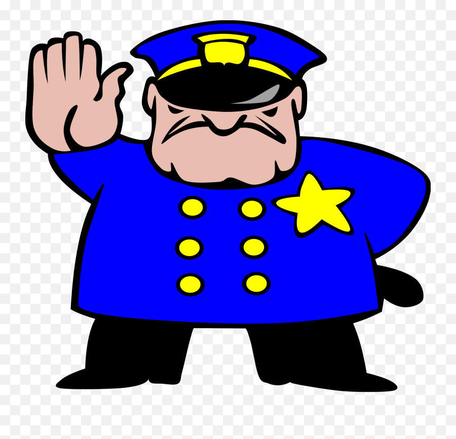 Police Man - Clip Art Library Breaking The Law Clipart Emoji,Car Man Ticket Emoji