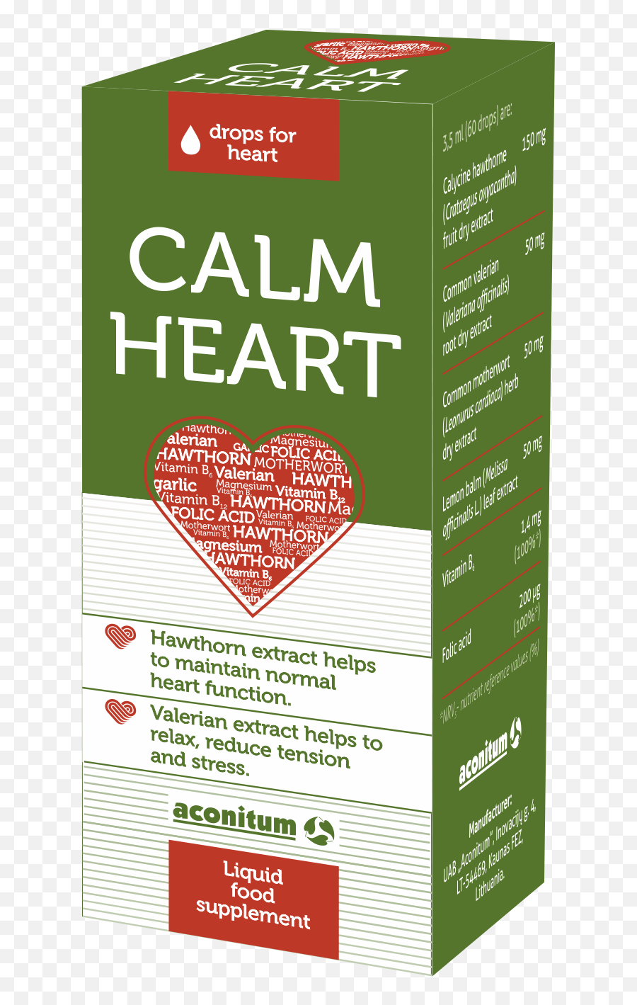Calm Heart Drops - Aconitum Export Emoji,Emotion Produkcija