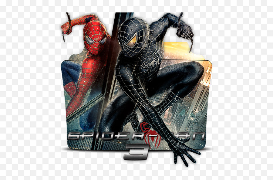 Spider - Man 3 Folder Icon Designbust Emoji,Spider Emoji\