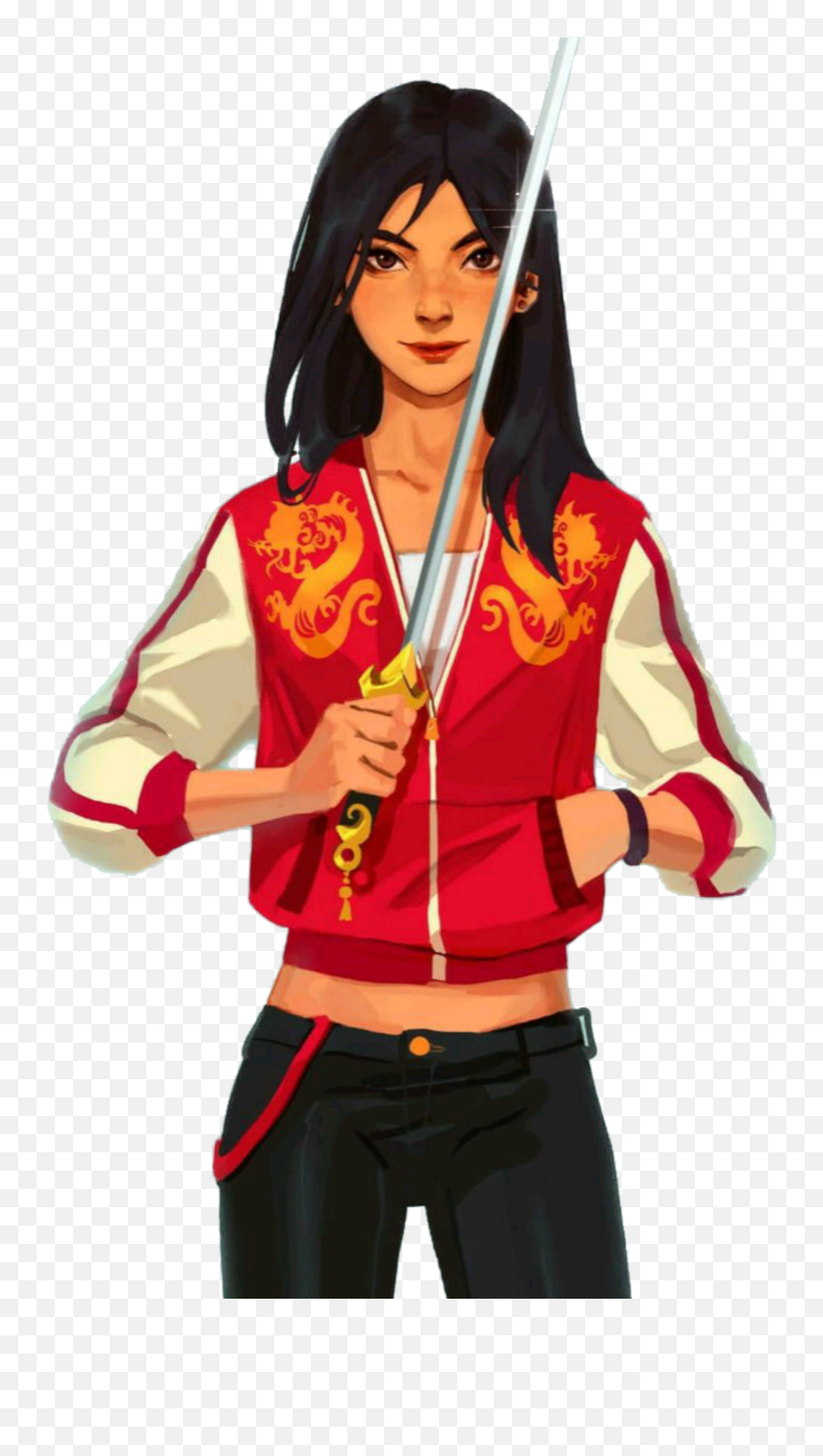 Mulan Disney Princess Cartoon Sticker By Natasha - Mulan Jacket Wreck It Ralph Emoji,Mulan Emoji