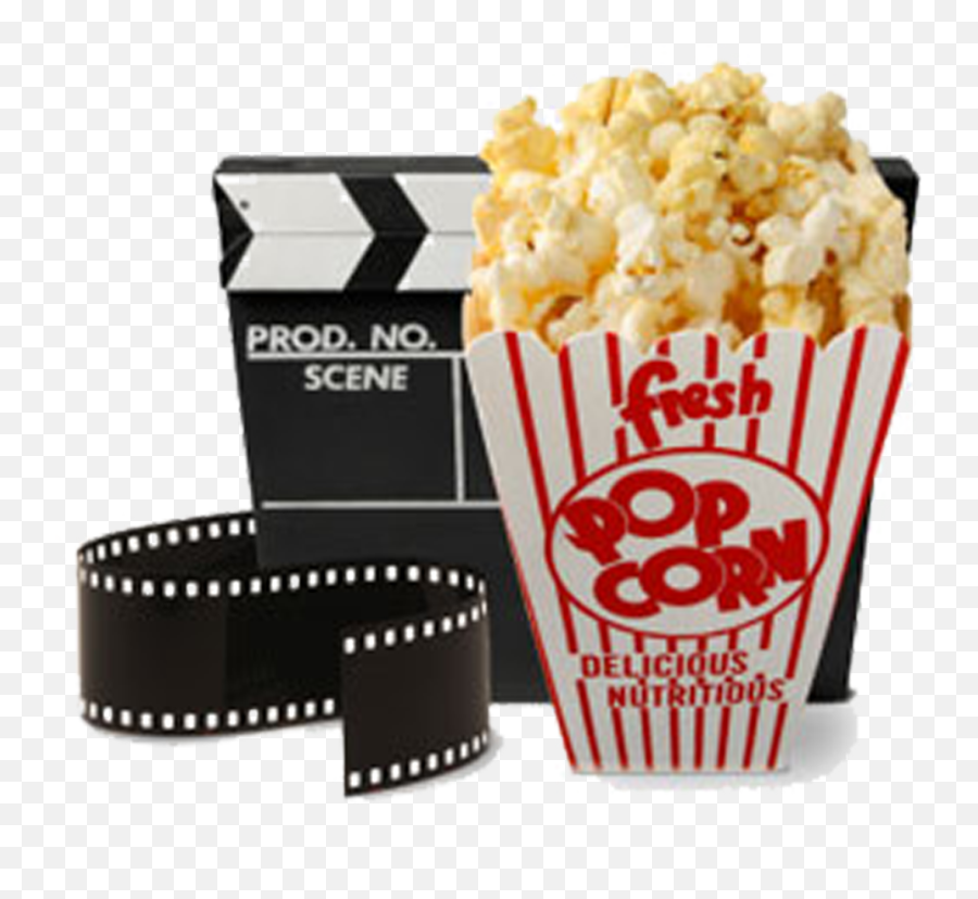 Download Popcorn And Movie Png - Full Size Png Image Pngkit Emoji,Emoji With Popcorn