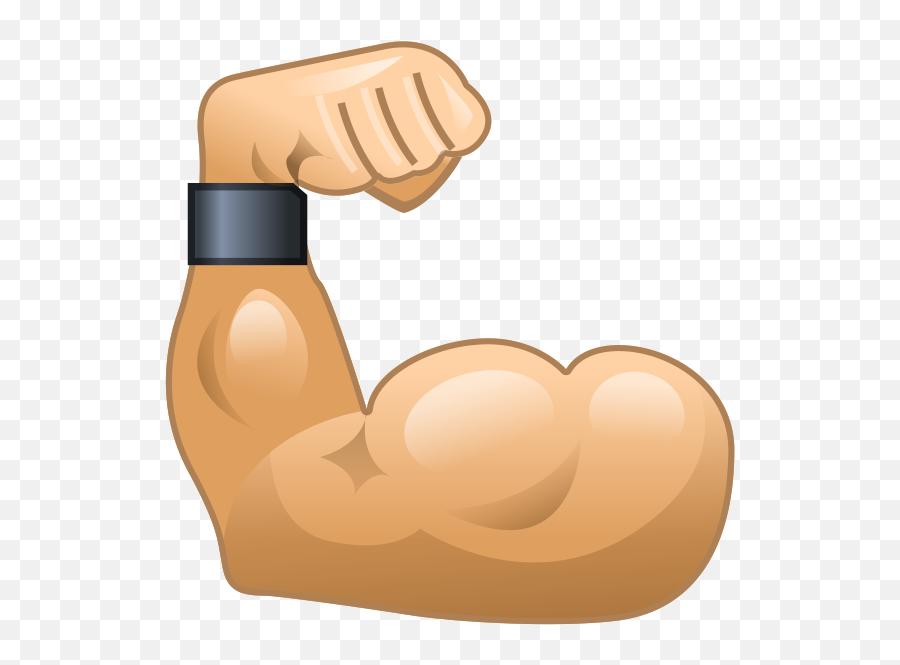 Download Muscle Png Image For Free - Muscle Arm Cartoon Png Emoji,Black Muscle Emoji