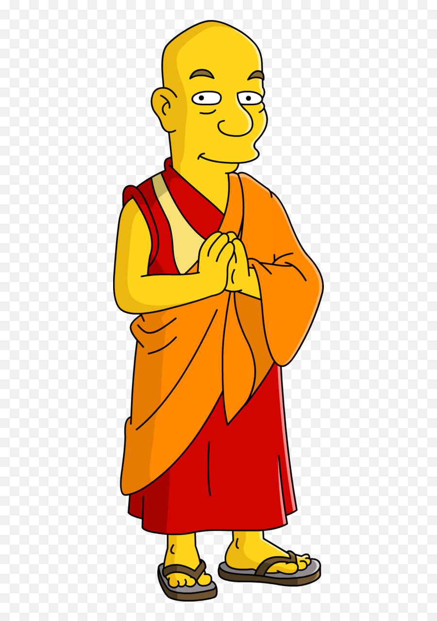 The Dalai Lama The Simpsons Tapped Out Wiki Fandom Emoji,Self-righteous Animated Emoticon
