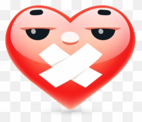 Sus Pus Kalp Emoji - Happy,Kalp Emoji