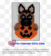 Halloween German Shepherd And Pumpkin Magnet - Plastic Canvas Pattern Or Kit Ebay Emoji,Symbol, Your Emotion + Crochet =, Leisurearts.com