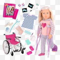 Martha U0026 Heals On Wheels 18 - Inch Doll Bundle Our Generation Emoji,Wheelchair Smiley Emoticon