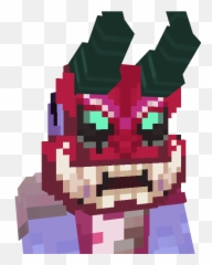Making An Oni Mask Model In Minecraft Rminecraft Emoji,Red Mask Emoji