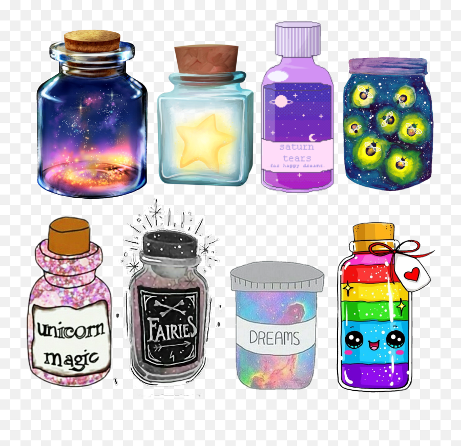 Jessicastuber Potion Bottle Sticker By Honeycute717 - Cute Potion Bottles Emoji,Potion Emoji