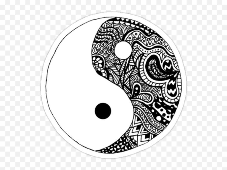 Different Laptop Stickers Makeupbymandy24 Laptop Macbook - Yin And Yang With Design Emoji,Yin Yang Emoji Black And White