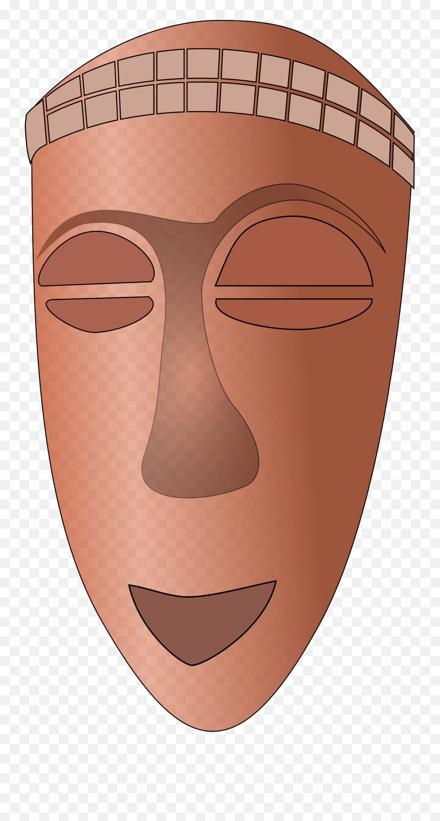 Copper Mask Clipart - For Adult Emoji,Devil Mask Emoji