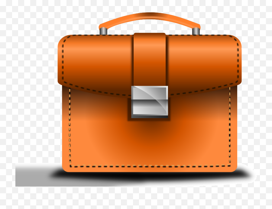 Leather Briefcase Png Svg Clip Art For - Clip Art Emoji,Briefcase Emoji