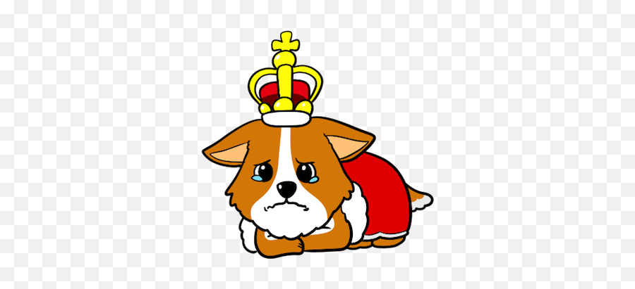Royal Corgis Emoji Stickers - Happy,Corgi Emoji