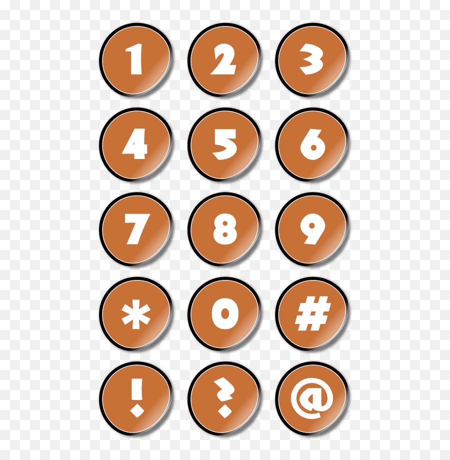 Numbers And More Clipart I2clipart - Royalty Free Public Number Button Clipart Emoji,Vuvuzela Emoticon
