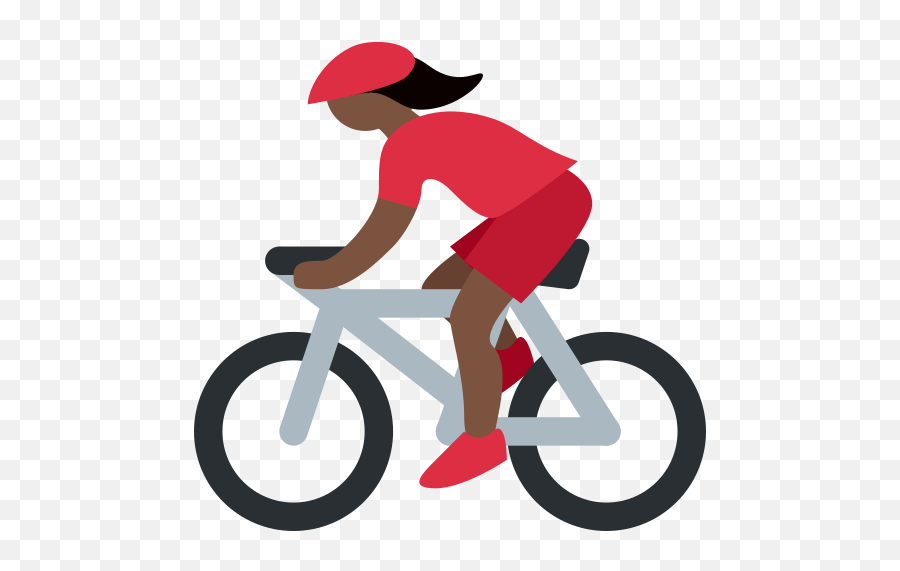 Dark Skin Tone Emoji - Cyclist Emoji,Dirt Bike Emoji Copy And Paste