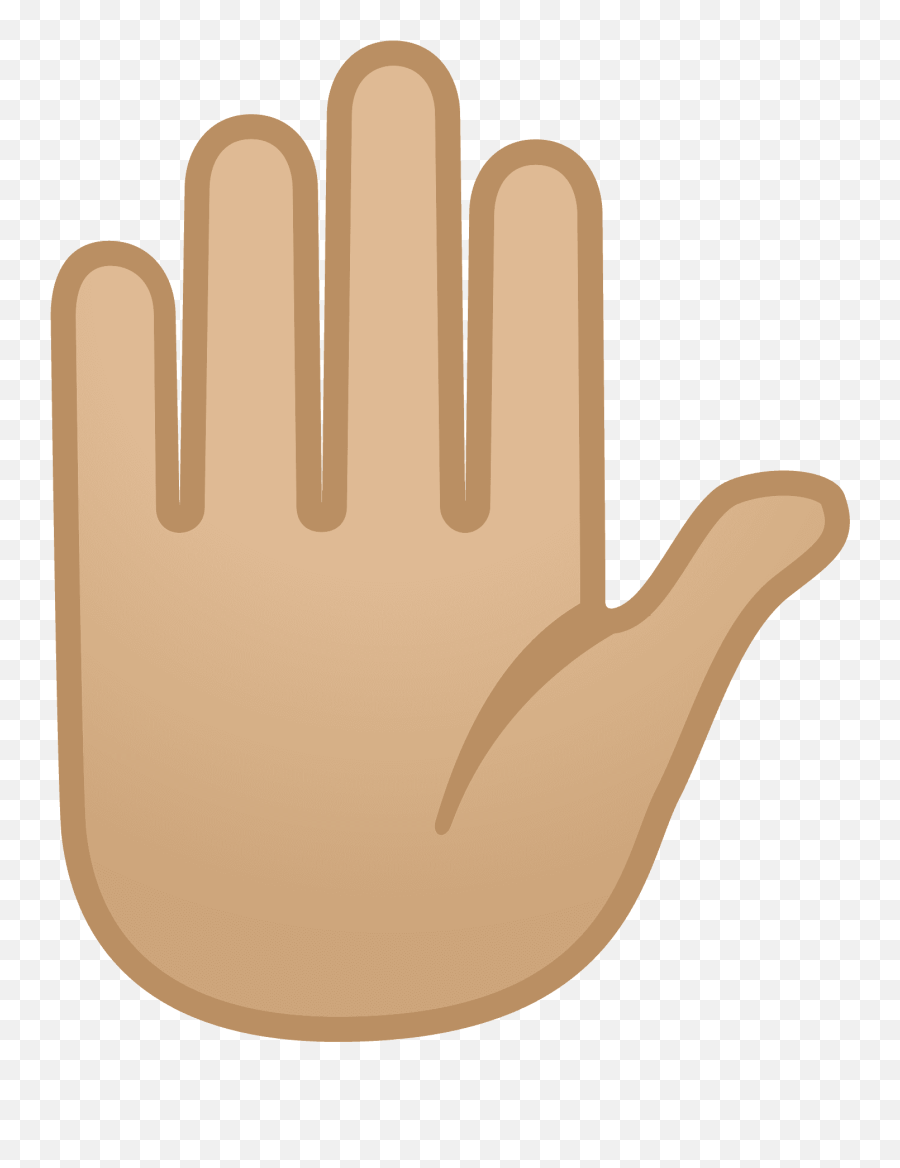Raised Hand Emoji With Medium - Emoji High Five Hd,Raise Hand Cat Emoji