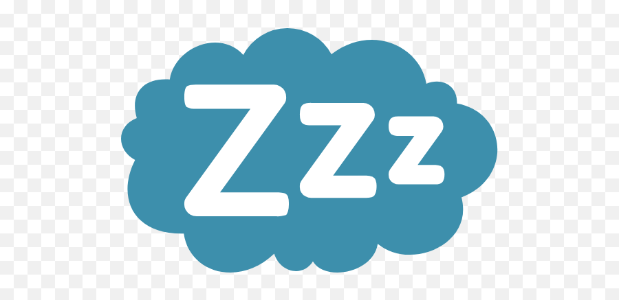 Zzz Cloud Graphic - Dot Emoji,Cloud Emoji Transparent