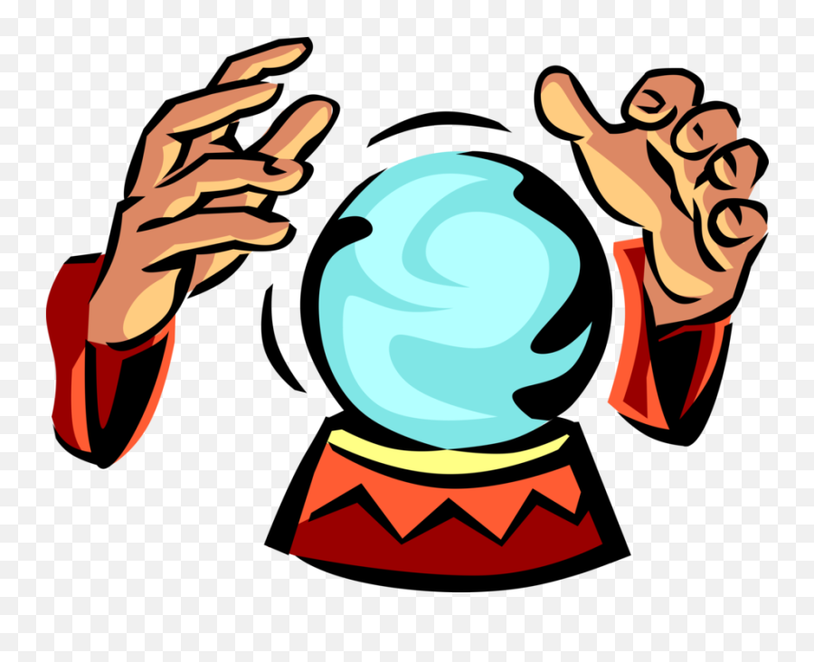 Fortune Teller Crystal Ball Clipart - Fortune Telling Crystal Ball Clipart Emoji,Magic Ball Emoji
