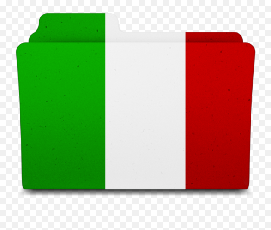Icon Folder Italian Flag Clipart - Italian Flag Folder Png Emoji,Italian Flag Emoji