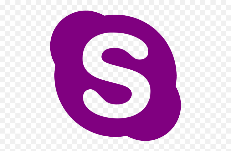 Purple Skype Icon - Free Purple Site Logo Icons Skype Icon Aesthetic Grey Emoji,Skype Halloween Emoticons 2015