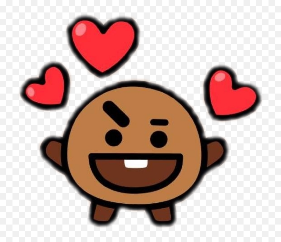 Memepro08 Memes - Sticker Bt21 Shooky Emoji,Here's A Cookie Emoticon